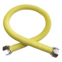 Сильфонная подводка для газа KAS ПВХ покрытие, 1/2" 0,75-1,5 м, г/г