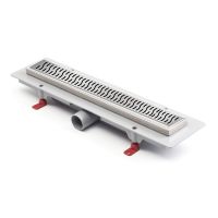 Душевой лоток MCH Chudej Harmony с рамкой из нержавеющей стали, выход 40 мм (CH HN)