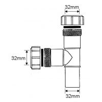 Тройник компрессионный McAlpine (F-WH)