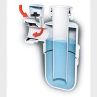 Сифон для мойки McAlpine с вентиляционным клапаном, 40 мм (MRSK13V)