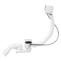 Слив-перелив для ванны McAlpine полуавтомат 380-700 мм (MRB14CBSQ-PB)