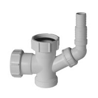 Тройник 40 с адаптером для бытовой техники McAlpine (40EBWM)