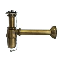 Сифон для раковины McAlpine 32 мм, античная бронза (MR3237-AB)