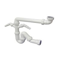 Сифон для раковины McAlpine с 2 отводами для бытовой техники, 40 мм (MRSK7-5571)