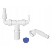 Адаптер угловой с двумя отводами McAlpine 32/40 мм для подключения бытовой техники (WMVT-3240WH) Адаптер угловой с двумя отводами McAlpine 32/40 мм для подключения бытовой техники (WMVT-3240WH)