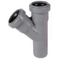 Тройник канализационный Ostendorf 40х40 45 град. 111200 (2 шт.)