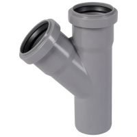 Тройник канализационный Ostendorf 50х50 45 град. 112200 (2 шт.)