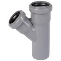 Тройник канализационный Ostendorf 50х40 45 град. 112210 (2 шт.)