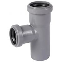 Тройник канализационный Ostendorf 50х40 87 град. 112410 (2 шт.)