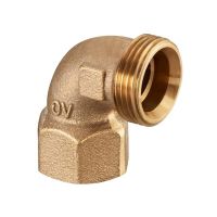 Угольник для коллектора Oventrop НР-ВР 3/4" 90° (1504354) Угольник для коллектора Oventrop НР-ВР 3/4" 90° (1504354)