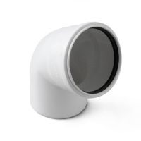 Отвод канализационный Политрон 110x90° (ST100187W) Отвод канализационный Политрон 110x90° (ST100187W)