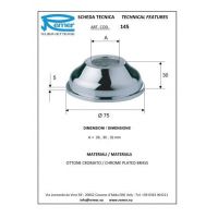 Отражатель хромированный 3/4" (14526) 