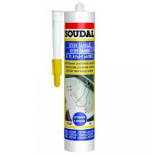 Силиконовый герметик Soudal бесцветный 280 мл (118311)