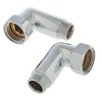 Американка для полотенцесушителя угловая с внутренней/наружной резьбой Американка для полотенцесушителя угловая с внутренней/наружной резьбой