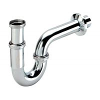 Сифон для раковины Viega трубный 32 мм, хром (305611) Сифон для раковины Viega трубный 32 мм, хром (305611)