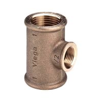 Тройник переходной бронзовый Viega (внутренняя резьба) Тройник переходной бронзовый Viega (внутренняя резьба)