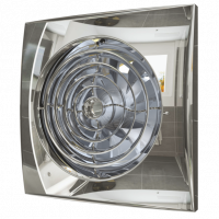 Вентилятор вытяжной осевой DiCiTi AURA 4C Chrome D100 с обратным клапаном