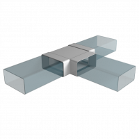 Тройник прямой ERA Т-образный плоский