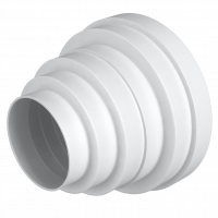 Соединитель круглых воздуховодов ERA центральный (PU16.15.12,5.12.10.8)