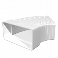 Отвод плоский ERA горизонтальный разноугловой