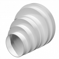 Соединитель круглых воздуховодов ERA эксцентриковый (ПУ16.15.12,5.12.10.8)