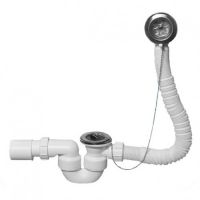 Слив-перелив для ванны McAlpine с цепочкой 380-700 мм (MRB1-EX)