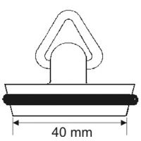 Заглушка для раковины McAlpine 40 мм (CP2T)