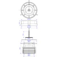 Вакуумный клапан для канализации McAlpine 110 мм (MRAA1S)
