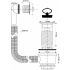 Слив-перелив для раковины McAlpine 32 мм (OF1S-60)
