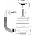 Слив-перелив для раковины McAlpine 40 мм (OR2-113S)