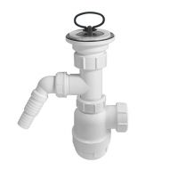 Сифон для раковины McAlpine с отводом для бытовой техники 40 мм (MRSK3)