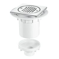 Трап для душа McAlpine 150х150 мм вертикальный (TSG2T6SS)