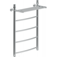 Полотенцесушитель водяной Ника Arc ЛД ВП лесенка с полкой, наружная резьба